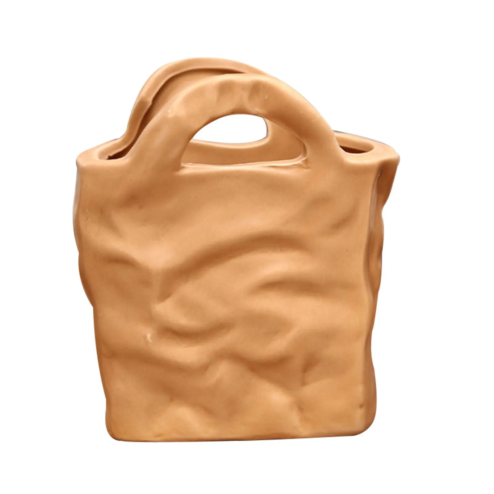 

Paper Bag Shaped Flower Pot Creative Plant Pot For Home Decor Cute Flowerpot