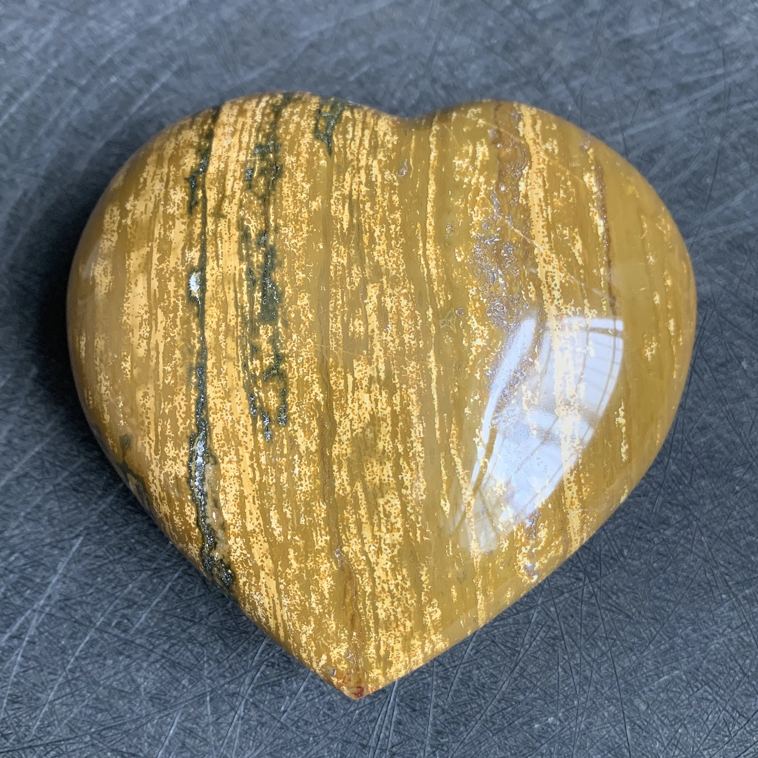 

Natural Crystal Ocean Jasper Heart Decor Rock Love Polished Quartz Stone Healing Reiki Gift 01