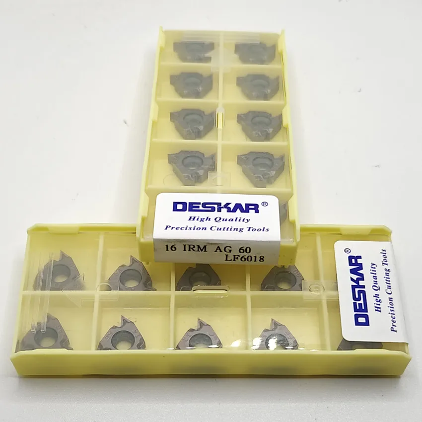 Режущие инструменты 16IRM AG60 LF6018/16IRM AG55 LF6018/16ERM LF6018 DESKAR CNC режущие резьбовые вставки