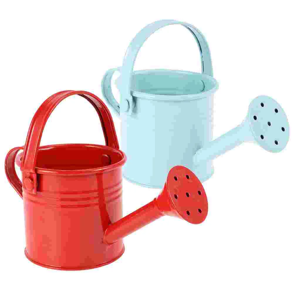 

Watering Can Pot Garden Flower Kettle Kids Bucket Bottle Sprayer Water Gardening Sprinkling Metal Iron Mouth Home Tin Mini