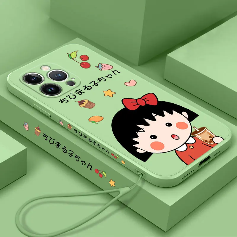 

Luxury Square Silicone Case on For iPhone 11 12 13 Pro Max Mini X XR 7 8 Plus SE 2020 Cute Cartoon Soft Back Cover Shell