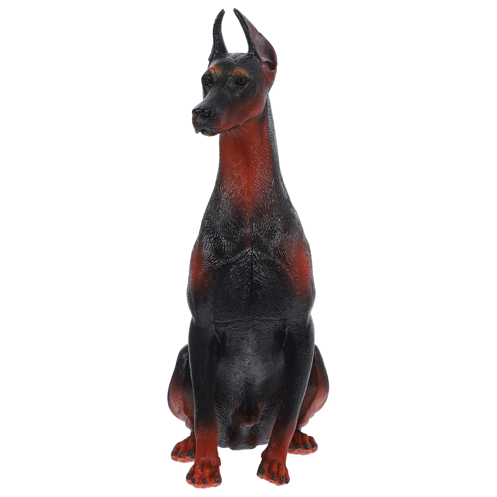 

Dog Model Simulation Doberman Pinscher Model Decoration Dog Figurine Children Toys Figure French Bulldog Animal Figures Shepherd