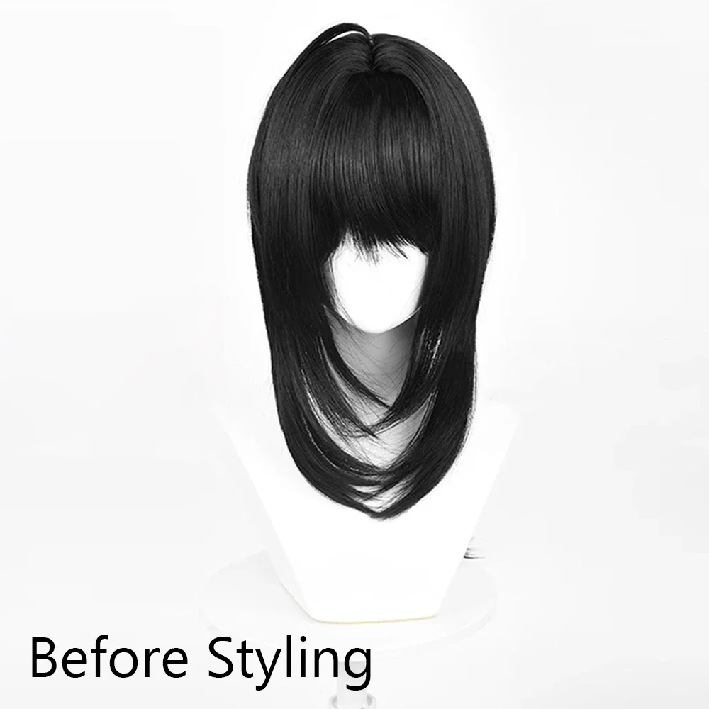 Zenless Zone Zero Grace Howard парик синтетический длинный прямой черный многослойный игровой