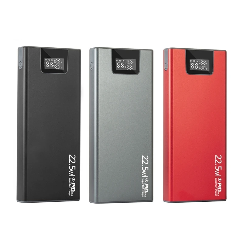 

DIY Boxes 8x18650 Faster Charger Outer Alloy Shells 22.5W Charger (Battery Not Included) Dropship