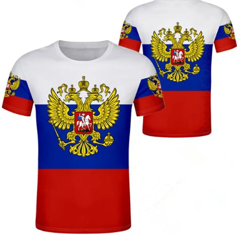 

RUSSIA Chechen male free custom photo rus socialist t shirt flag russian cccp ussr diy rossiyskaya ru soviet union boy clothes
