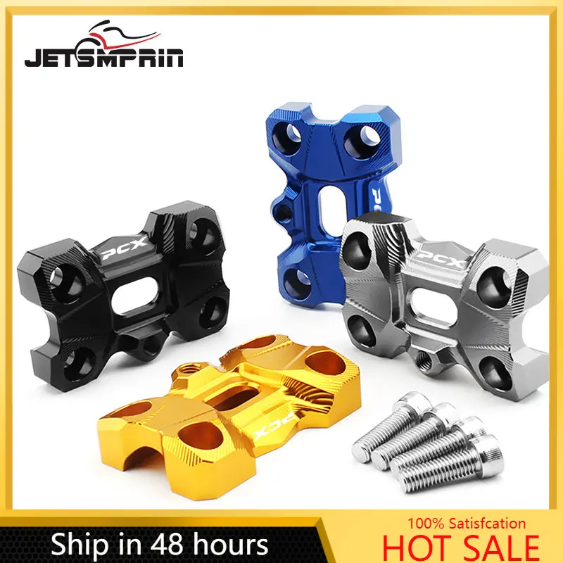 

For Honda PCX 125 150 160 Motorcycle Handlebar Riser Fixing Block Pressure Compression Code Clamp Cover Handle Pressing Block