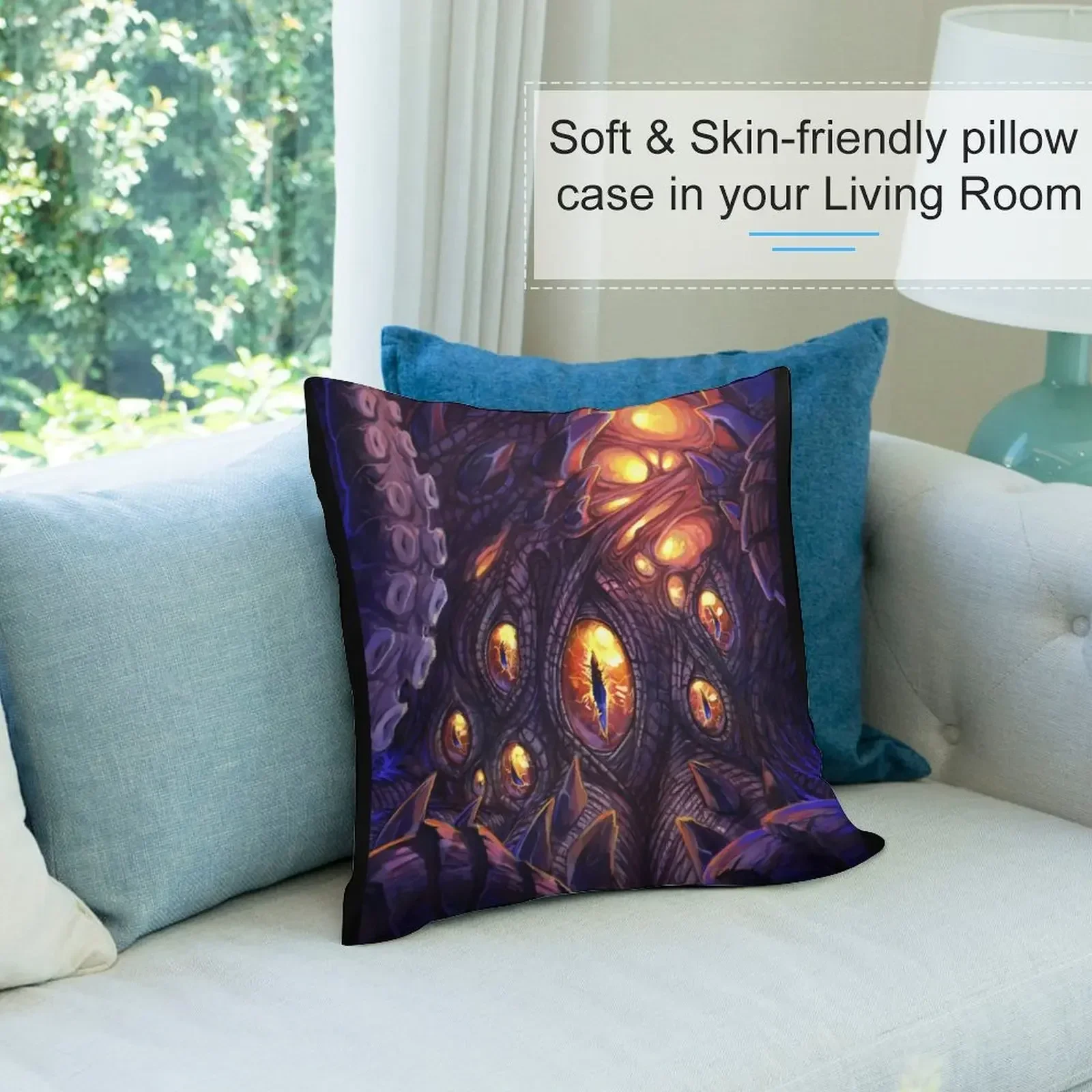 N'zoth декоративная подушка наволочка роскошная для дивана в стиле аниме