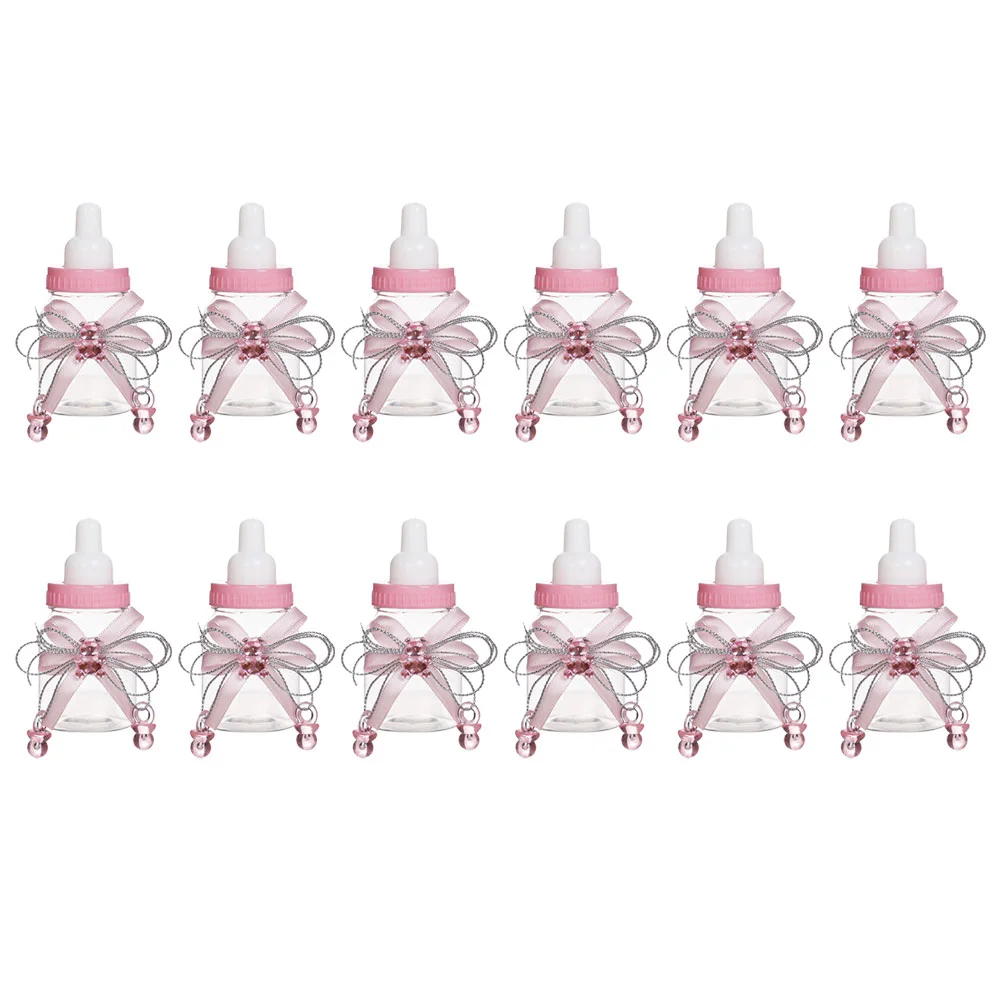 

12 Pcs Chocolate Container Candy Bottles For Favors Plastic Containers Box Party The Pet Bride Gift