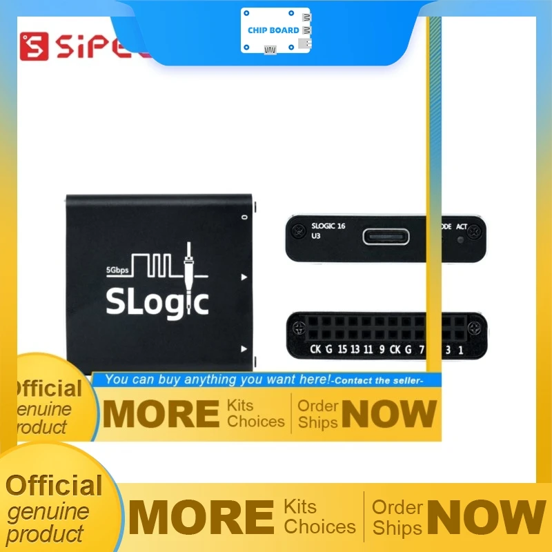 Логический анализатор USB Sipeed SLogic16U3, 16 каналов, выборка 800 мсс и высокоскоростное подключение интерфейса USB 3.0 (art.: 3920d494cd7fc) - 3920d494cd7fc
