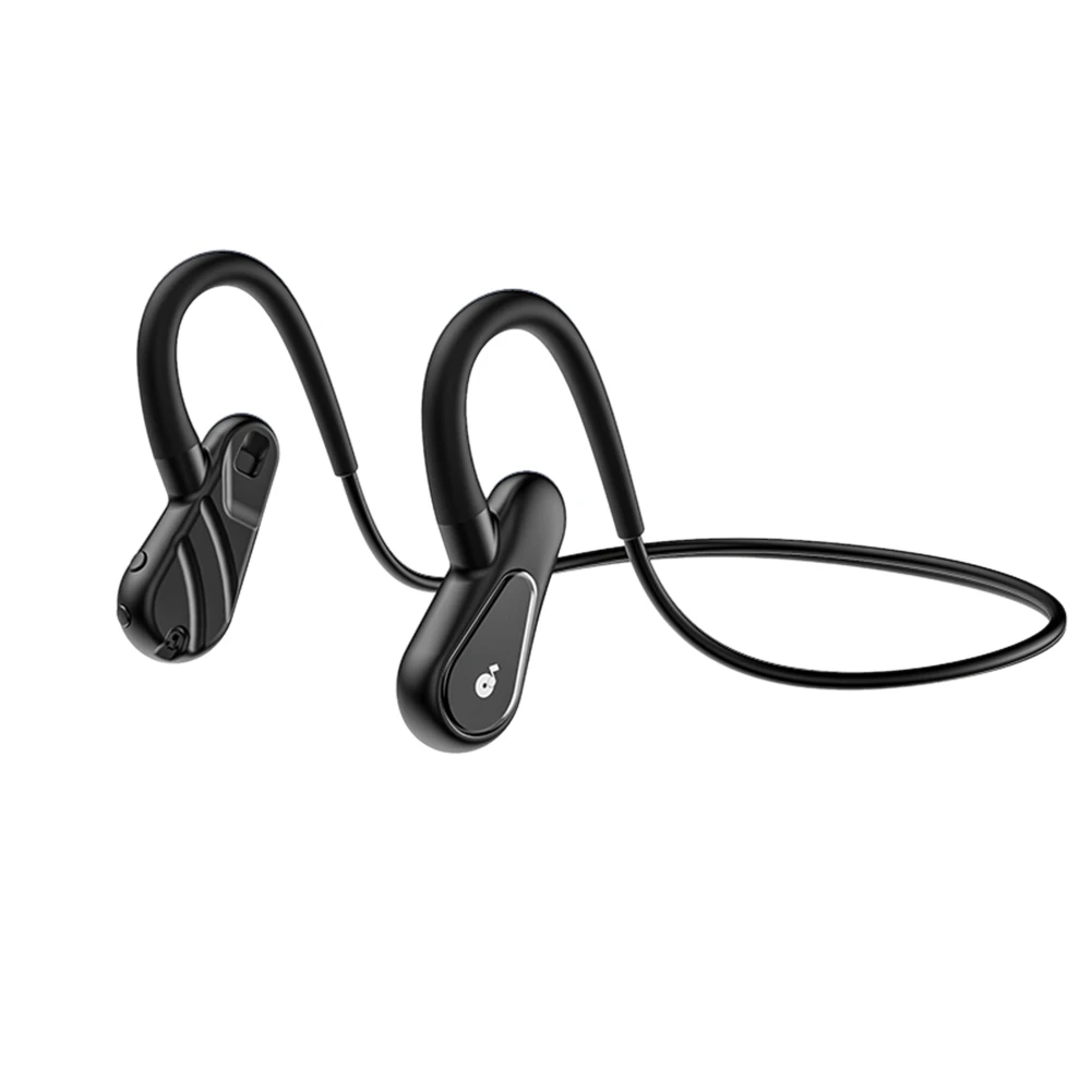 

Wireless Bluetooth Earphone Bone Conduction Headphone Built-in 16G Memory Waterproof Noise Reduction Headphone-Black