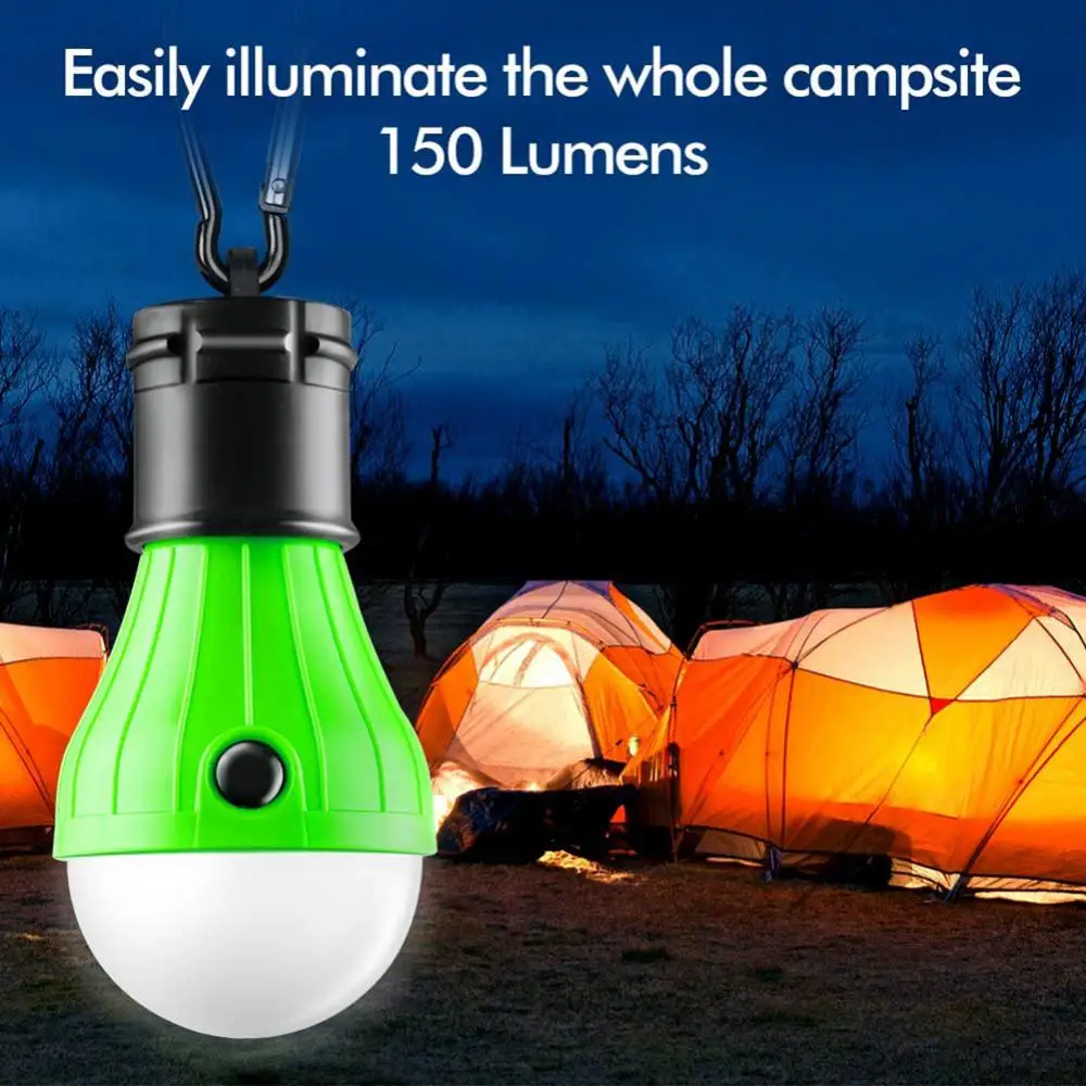 

Camping Lantern Portable Hanging Tent Lamp Emergency LED Bulb Light For Mountaineering Activities Backpacking Outdoor 4 Colors