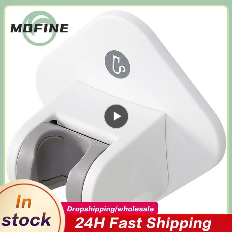 

Drill-free Shower Holder White Showerhead Rack Modern Punch-free Bracket Bathroom Accessories Adjustable Bathroom Hook Useful