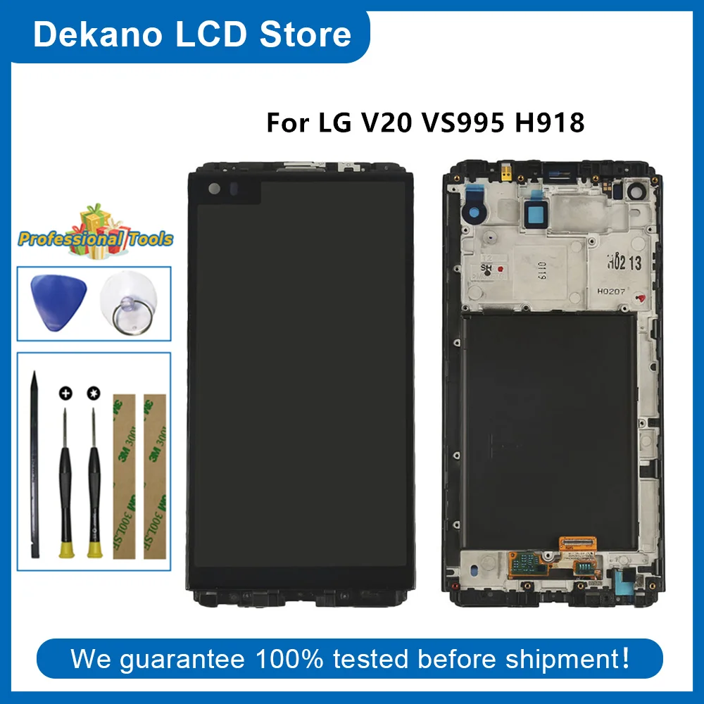 

For LG V20 F800S F800L F800K H990DS H910 H918PR H915 H990N US996 H990TR LS997 VS995 LCD Display Touch Screen Digitizer Assembly