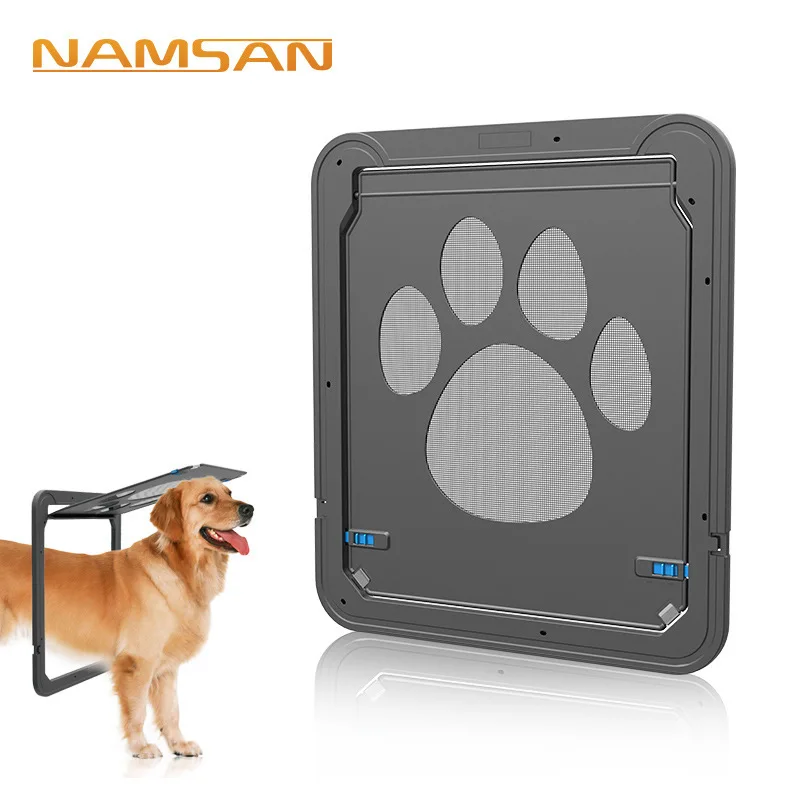 

Pet Doors and Windows Automatic Open and Close Window Gates Magnetic Self-Closing Screen Door Quiet Dogs Cats Doors for Kitties