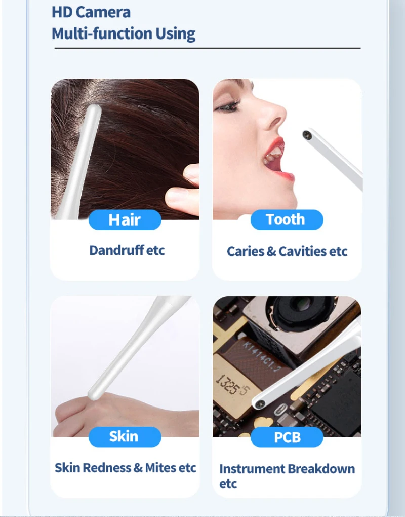 Визуальная стоматологическая камера 720P HD с Wi-Fi интерроральный эндоскоп зеркало