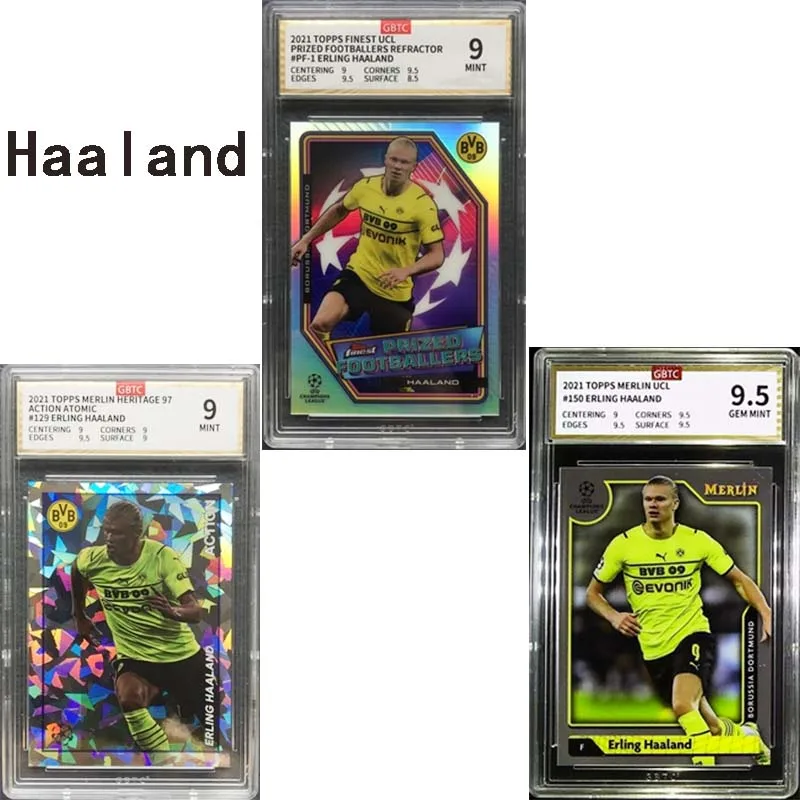 

2023 Panini Soccer Ballsuperstar Card Haaland Borussia Dortmund Limited Rating Cards Fans Children Idol Collection Toy Gift