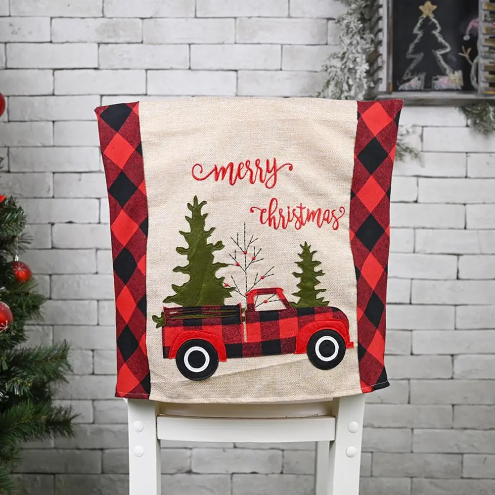 Back Cover Party Decoration Lightweight Stool Cover Washable   For Home