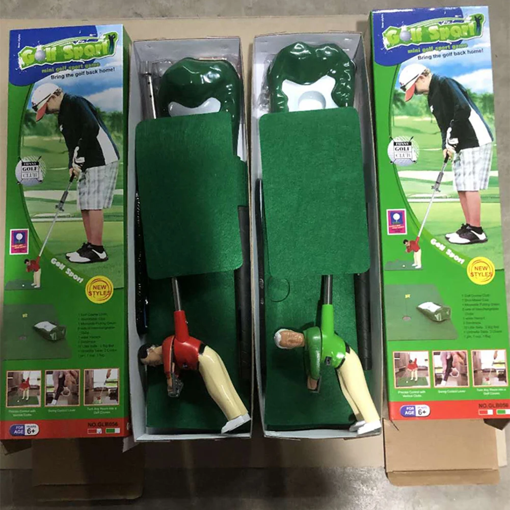 

Golf Club Mini Figure Toy Set Indoor Mini Golf Game Indoor Golf Game Suitable For Indoor Outdoor Golf Supplies