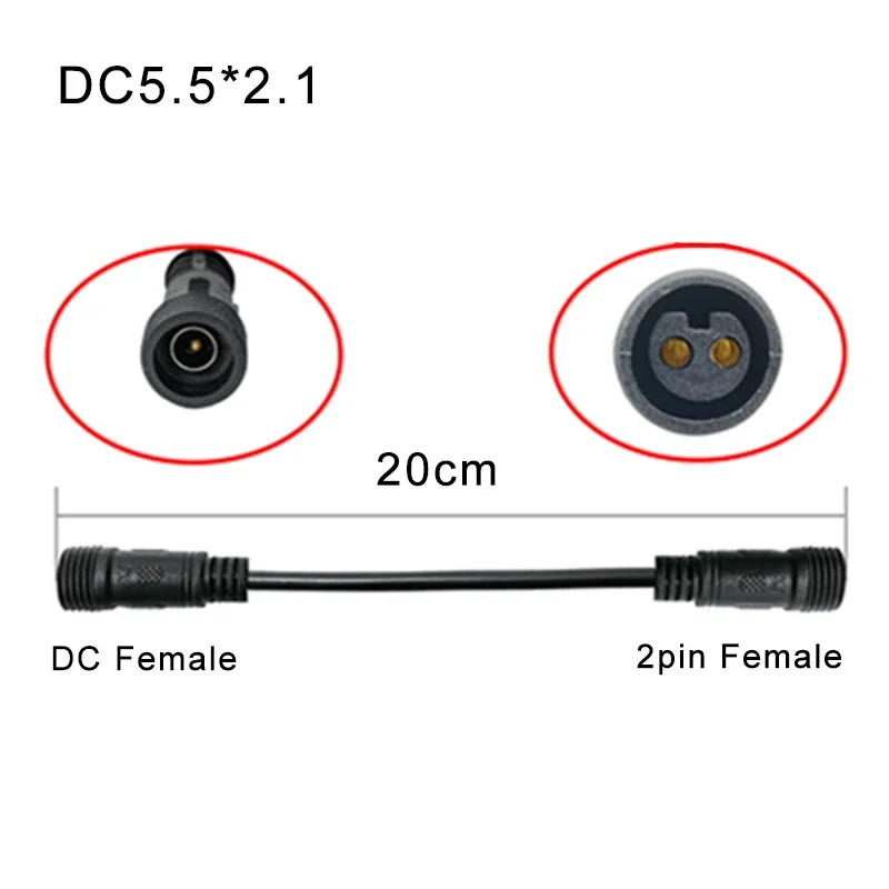 

2-контактный параллельный удлинитель, кабель от 1 до 2, водонепроницаемый разъем, адаптер постоянного тока «папа-мама», интеллектуальное преобразование солнечного света