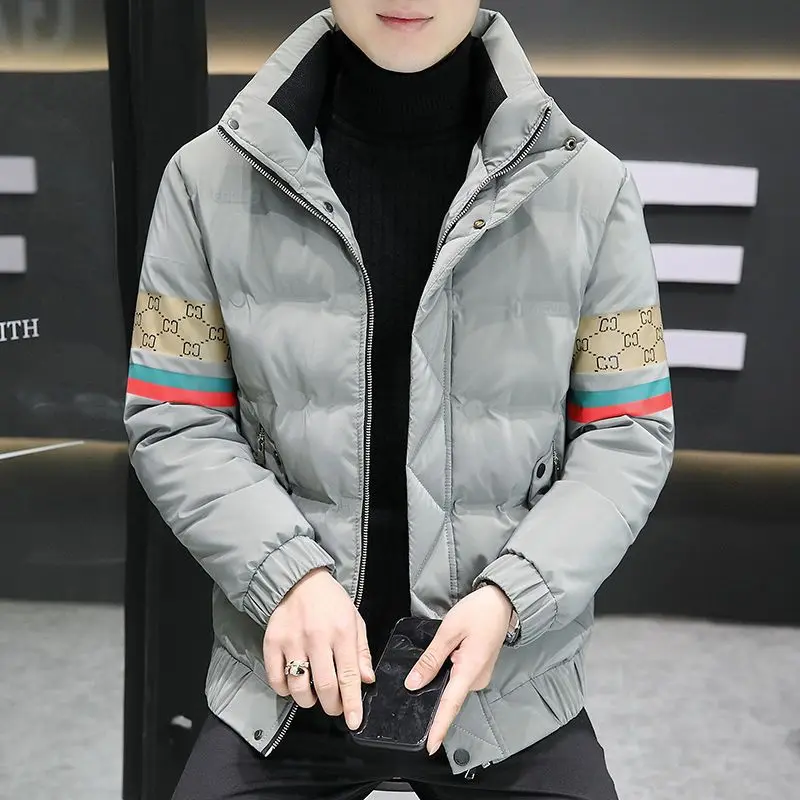 2022 Fashion Down Men's Short Winter Jacket Down Jacket Men's Handsome Jacket