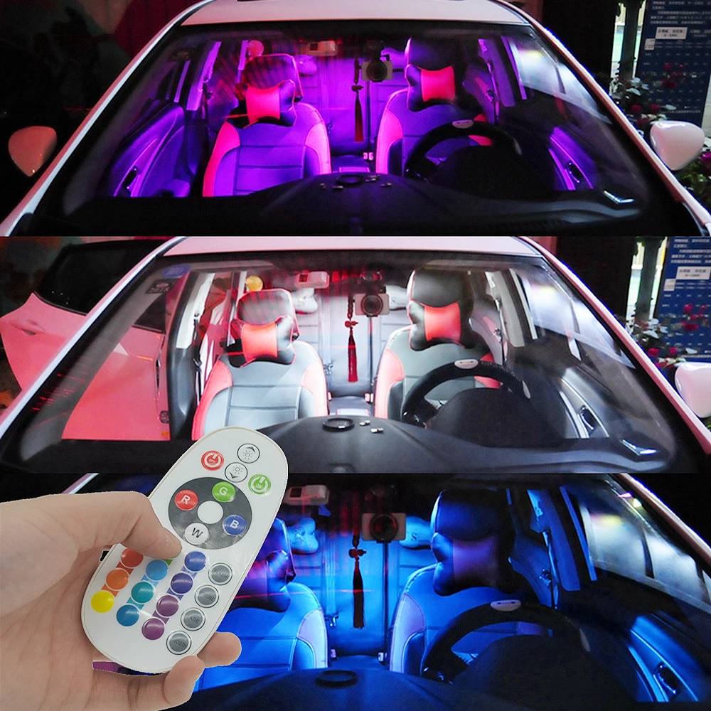 Автомобильные светодиодные панели T10 RGB DC 12 В 5050 36SMD 2 шт. | Автомобили и мотоциклы