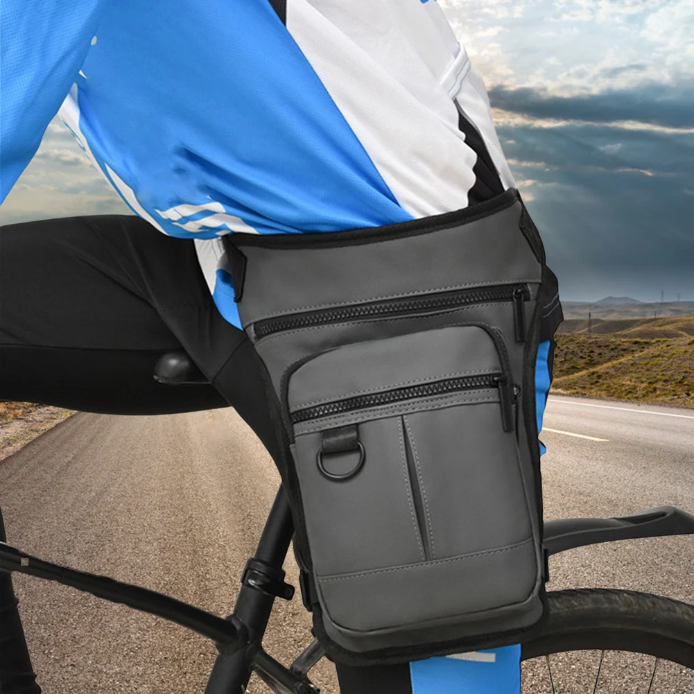 Мужская мотоциклетная боковая сумка для ног большая вместительная гонщика на