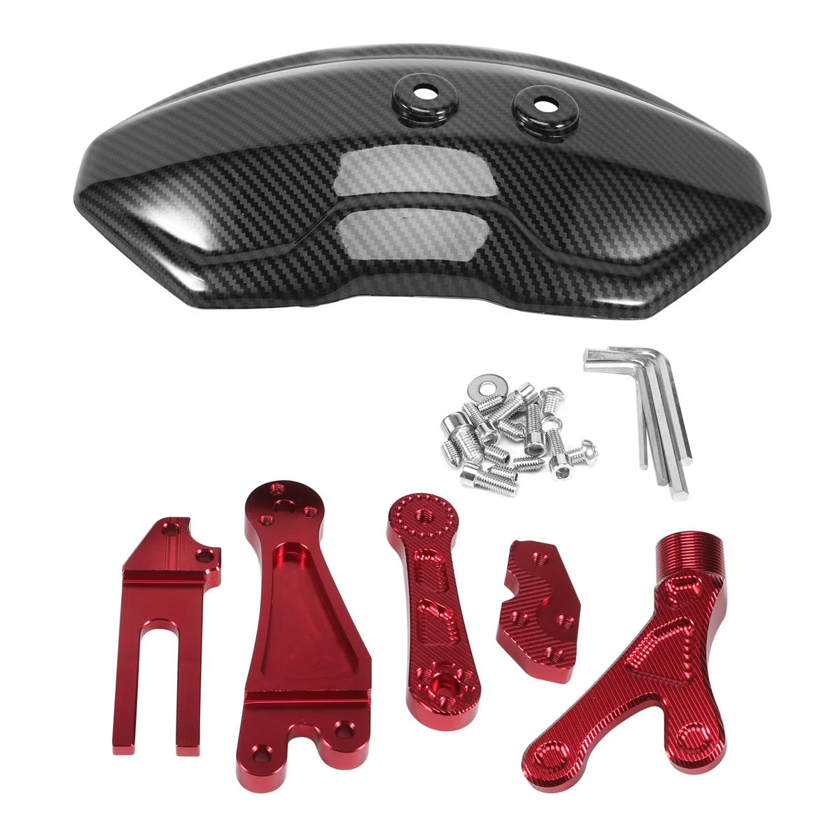 

Универсальный задний брызговик для электрического мотоцикла, брызговик для Honda CB400 650R CRF1000 Yamaha MT03 XMAX 300 MSX 125 красный