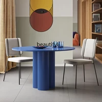 zqnordic simple dining table small apartment home simple dining table wooden round table