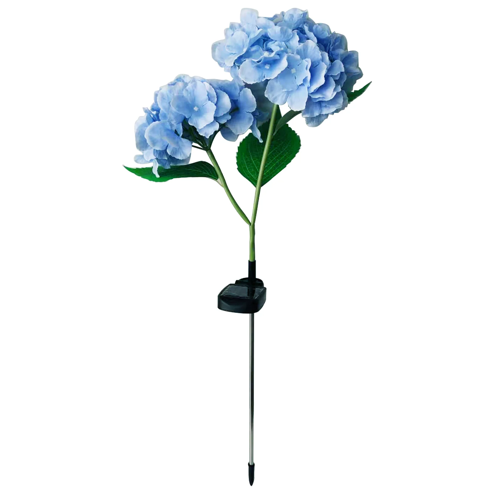 

Led Solar Hydrangea Lamp Energy Saving Outdoor Waterproof Garden Decor Artificial Flower Attractive Bright Easy Install Durable