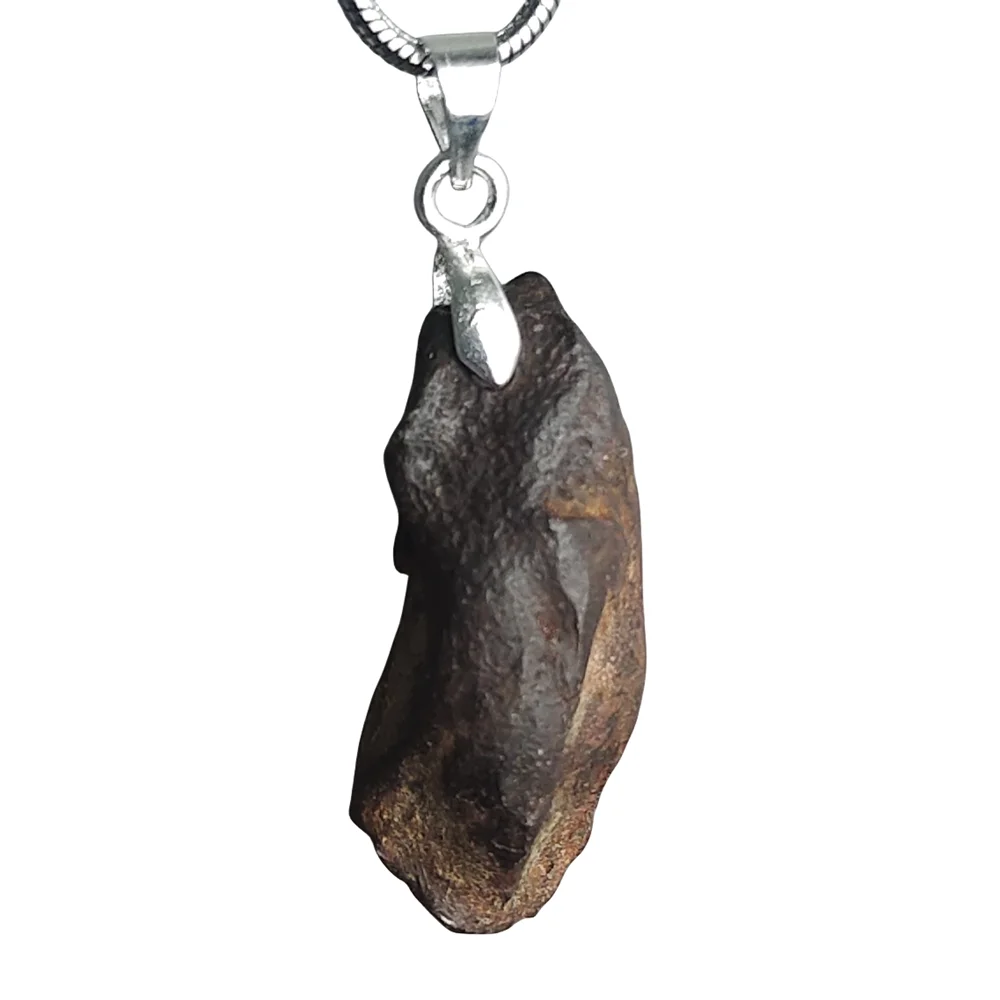 

Gebel Kamil Natural Iron Meteorite Specimen Original Stone Camille Iron Meteorite Pendant Collection - TD147