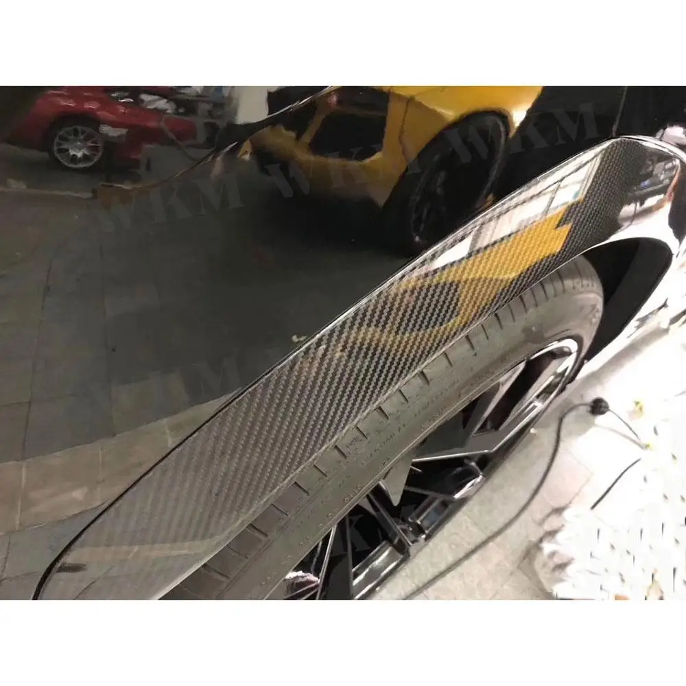 Автомобильный брызговик из сухого углеродного волокна защита для бровей и колес