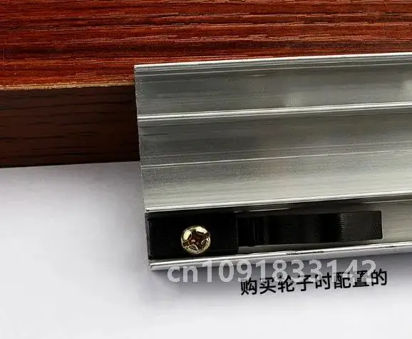 50/60/70 см без канавок алюминиевый сплав шкаф движущаяся дверная дорожка