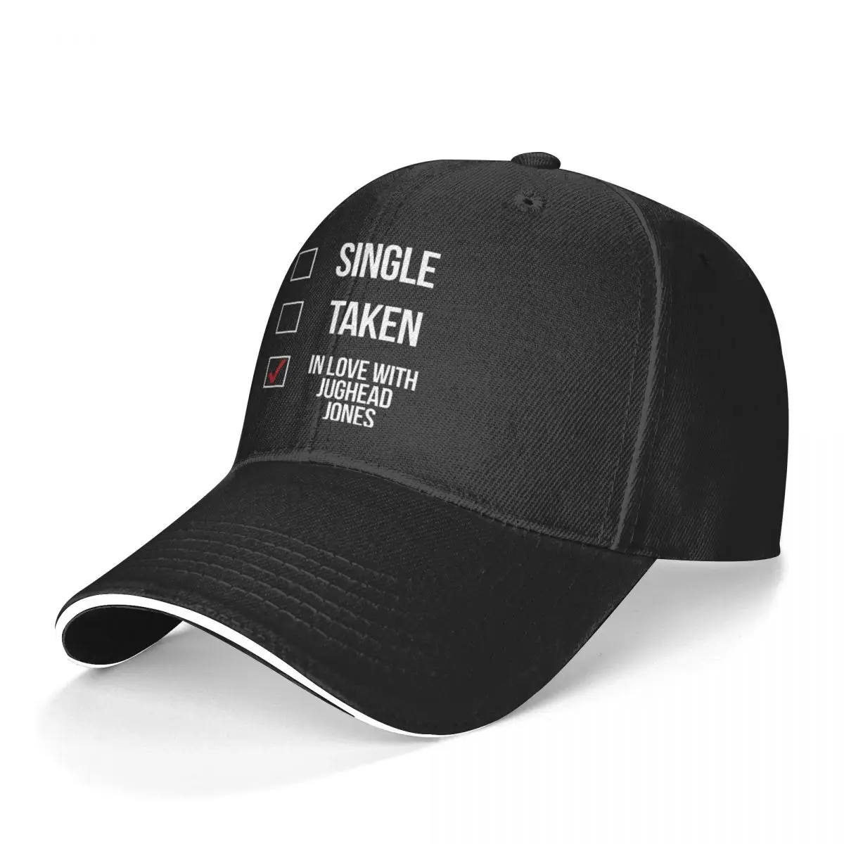 

Riverdale Baseball Cap Single Taken In love with Jughead Jones White Urban Children Baseball Hat Logo University Wholesale Cap