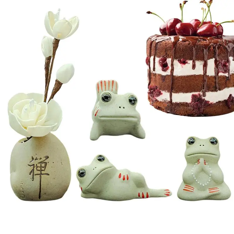 

Frog Car Ornament Car Dashboard Perfume Diffuser Frog Ornament Creative Good Luck Ornament Zen Buddhist Style For Car Auto