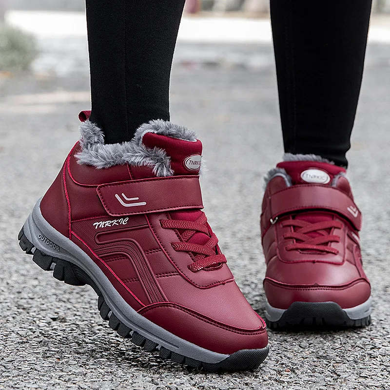 

Мужские зимние ботинки на меху, серые ботильоны, лоферы, теплая обувь, кроссовки для пар, новинка 2022