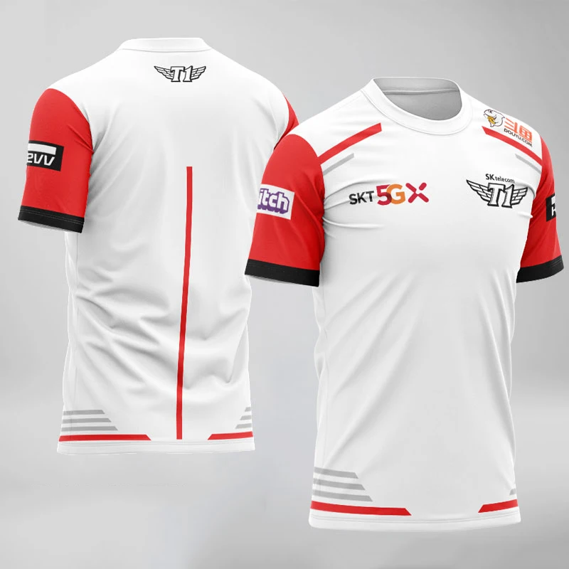 

2022 Lpl IG RNG TES WE FPX MISS SKT Team T-shirt LOL E-sports T1 Player Team Uniform Summer Conquer High Quality and Comfortable