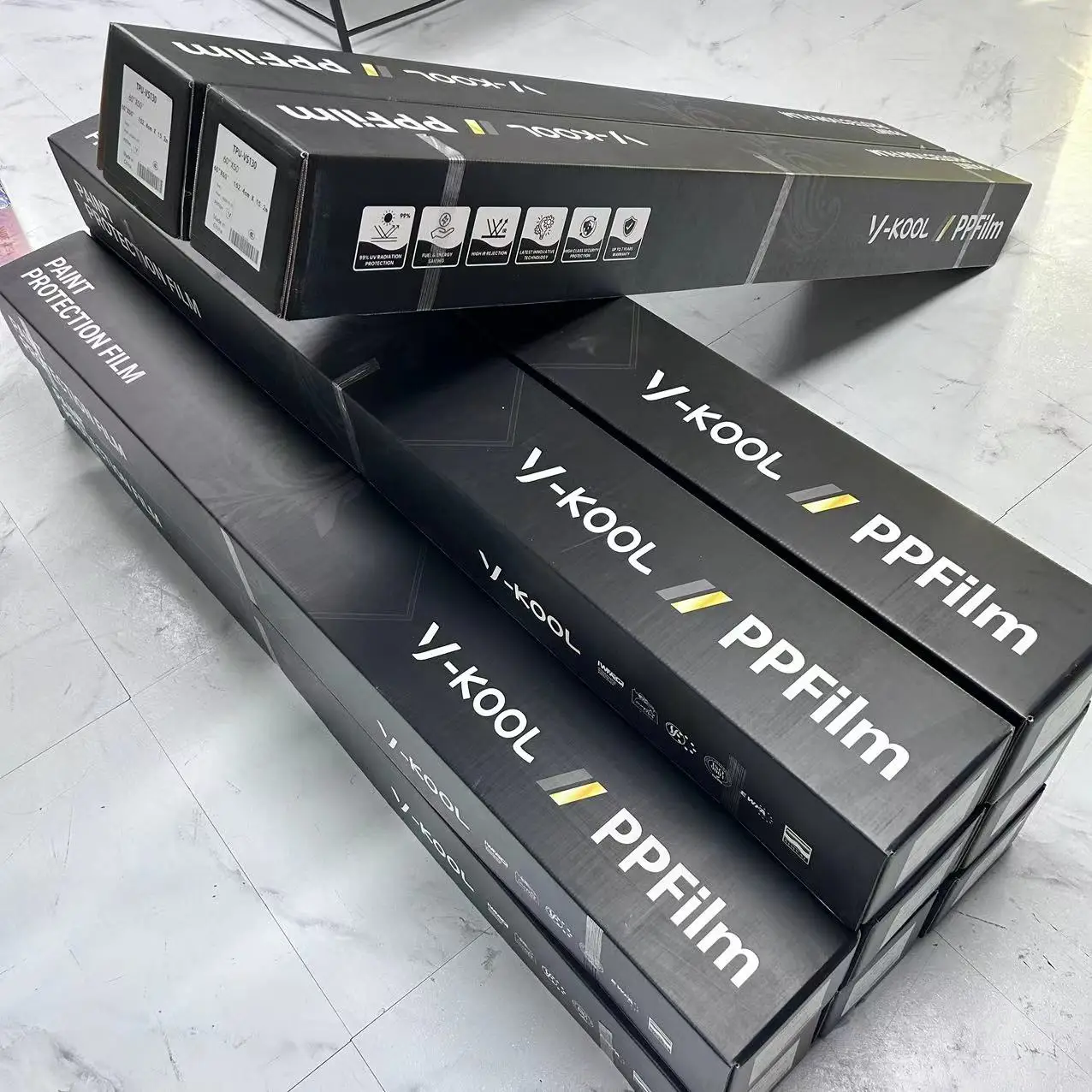 Новинка V-kool двойная устойчивая к царапинам самовосстанавливающаяся прозрачная
