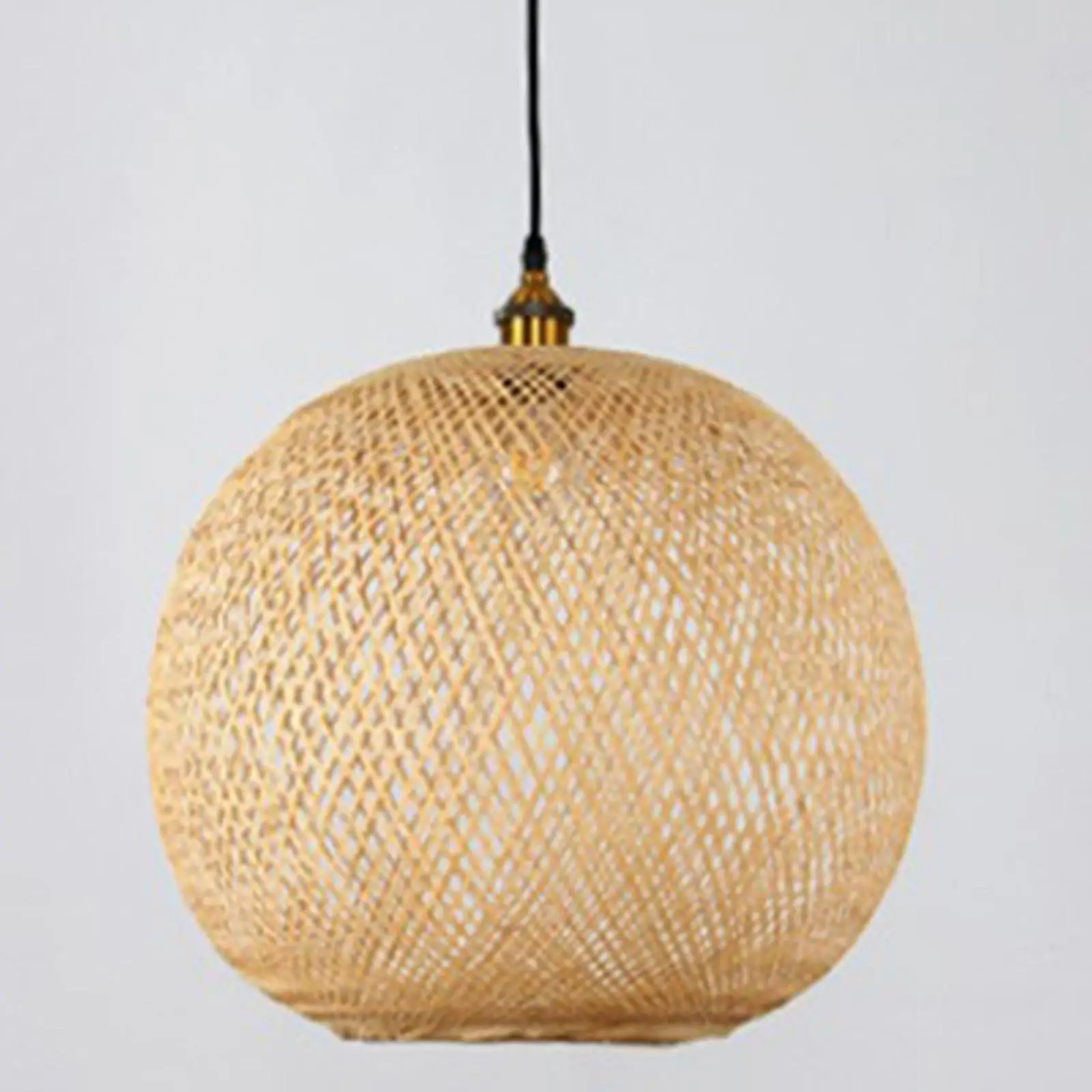 

Bamboo Pendant Light Farmhouse Lamp Lighting Fixture for Kitchen Island 30cm