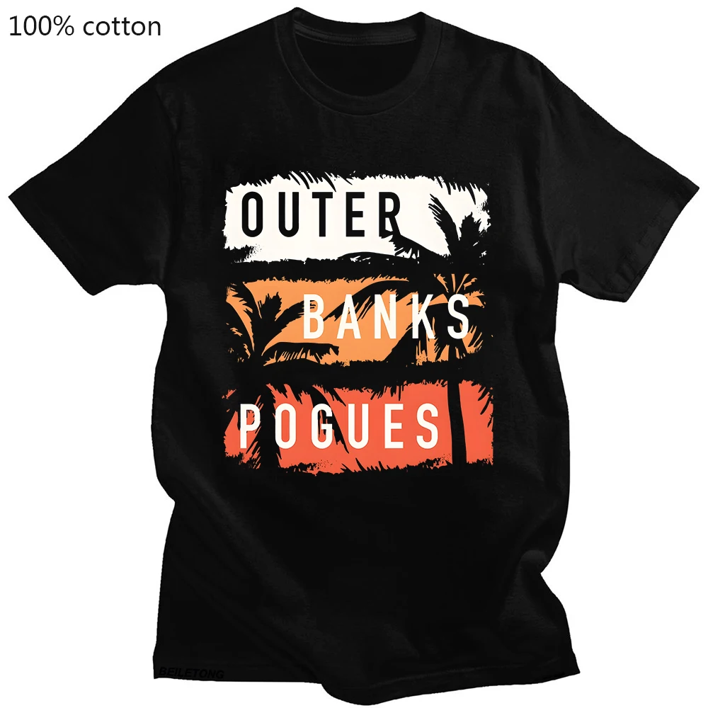 

OBX Outer Banks T-shirtsGraphic Printed Women/Men's Casual T ShirtSummer Short Sleeve Tees 100% Cotton Vintage Oversized Unisex