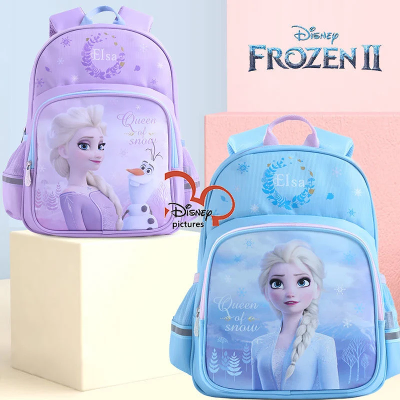 

Школьный портфель Disney для детей, дышащий мультяшный рюкзак 1-2 класса