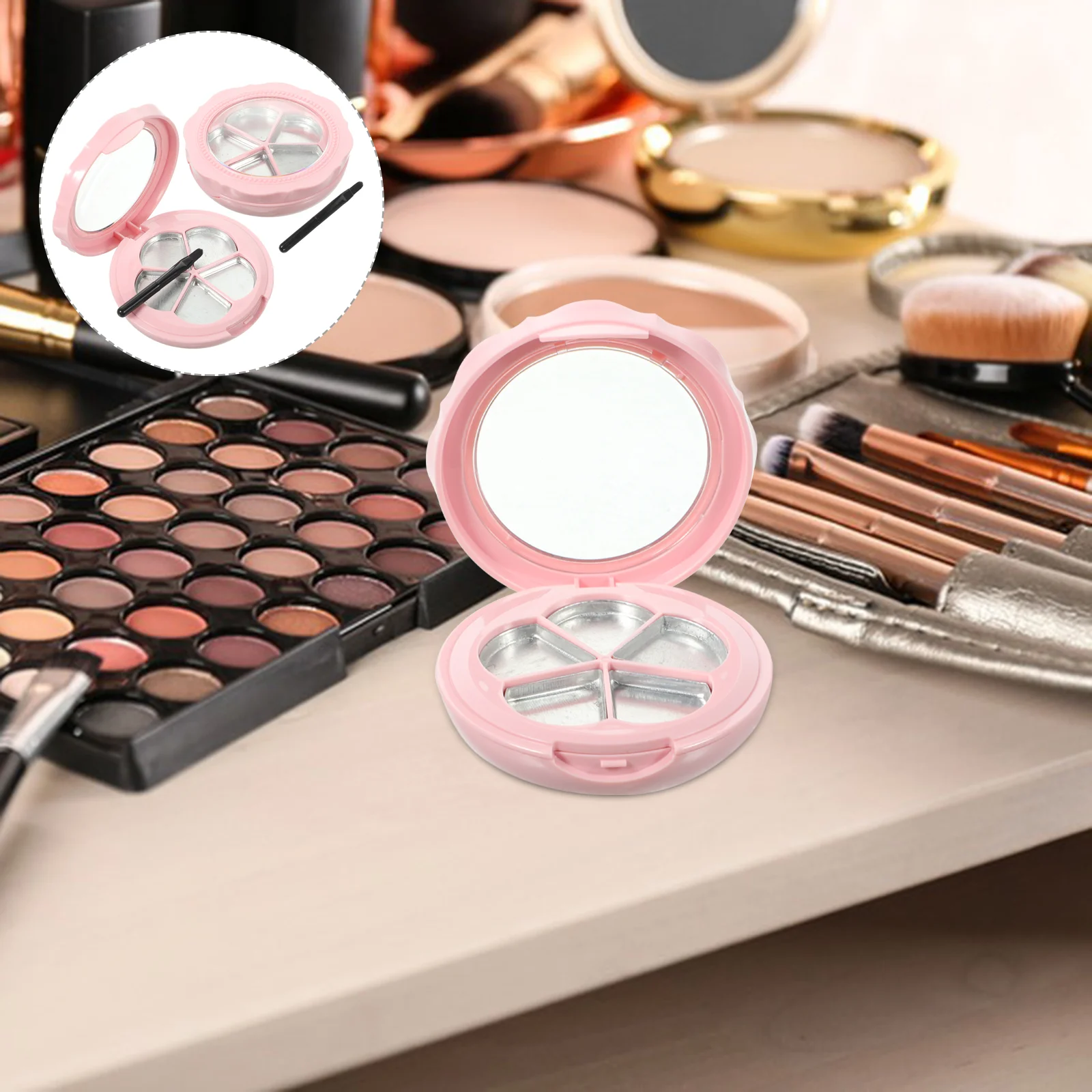 2 комплекта румян для щек коробка губной помады контейнер сделай сам