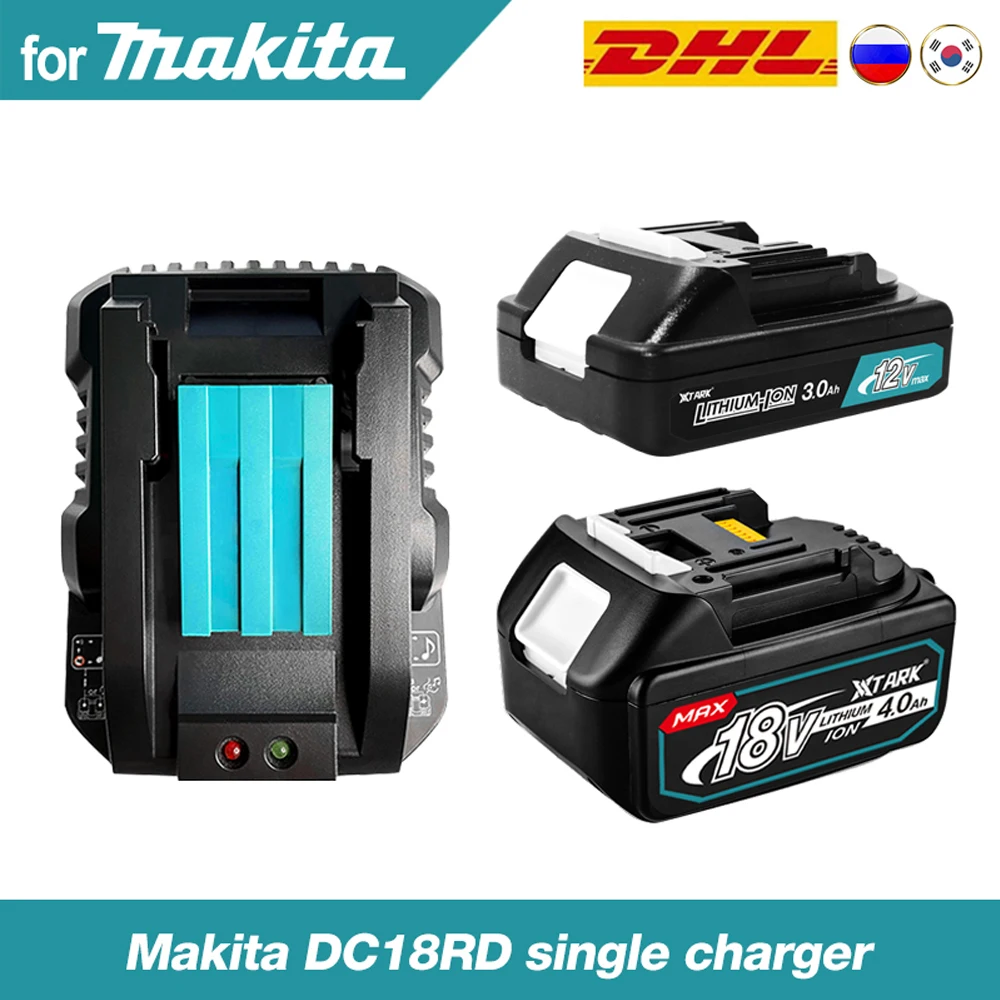 

Makita 18V 14.4V BL1860 BL1850 BL1840 BL1830 BL1820 BL1415 BL1440 DC18RC 3A Li-ion Battery Charger