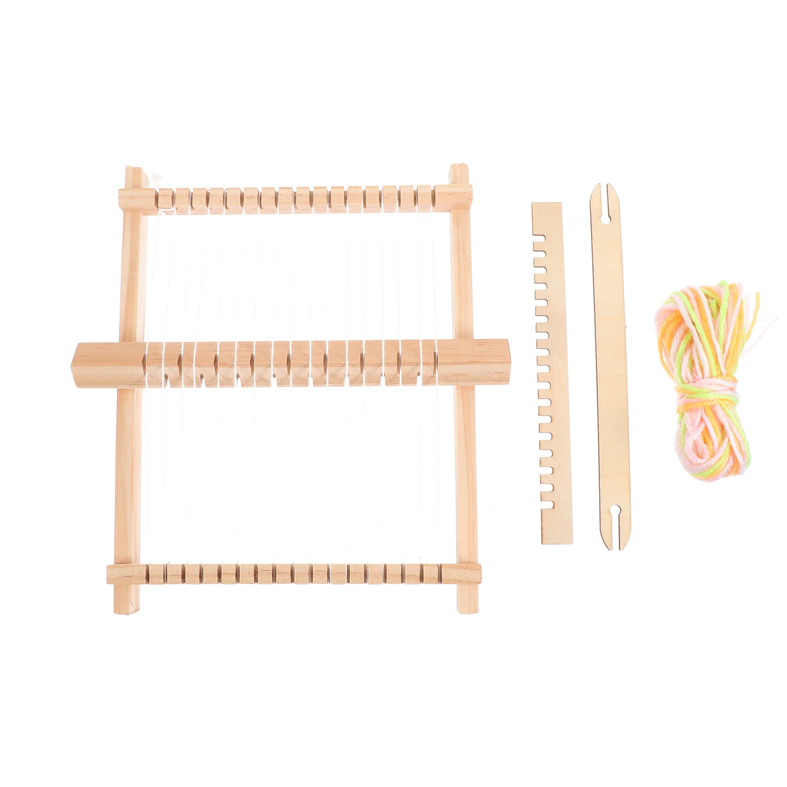 

Loomknitting Weaving Diy Wooden Kit Kids Craft Wood Multi Hand Stick Funny Beginner Handcraft Practice Creationcotton Set