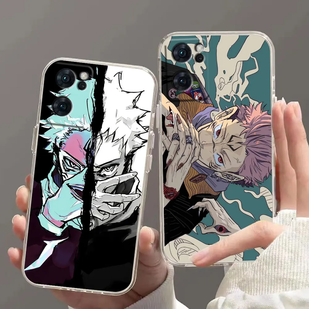 

Anime Jiu-jitsu Kaisen Clear Case Funda For OPPO RENO 7 6 5 4 2F A15 FIND X5 X3 A55 A73 A74 A92 A93 A94 F11 F7 4G 5G PRO Case