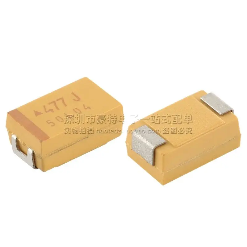 

2pcs/ TAJD477K006RNJ imported original 7343D 6.3V 470UF ± 10G7J patch tantalum capacitor