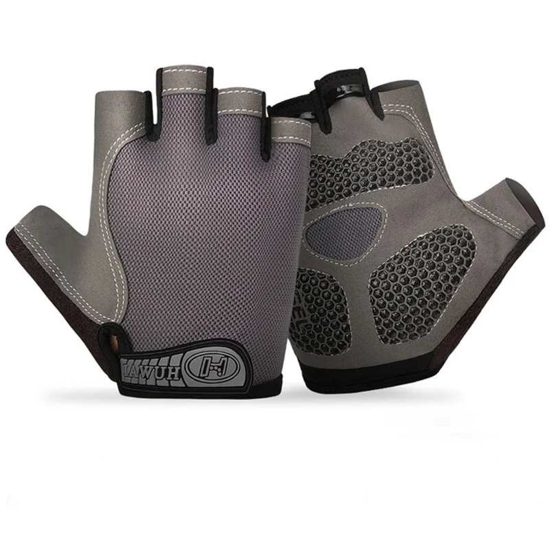 

1 пара гелевые велосипедные перчатки с открытыми пальцами Нескользящие нескользящие спортивные перчатки с защитой от пота для велосипеда д...
