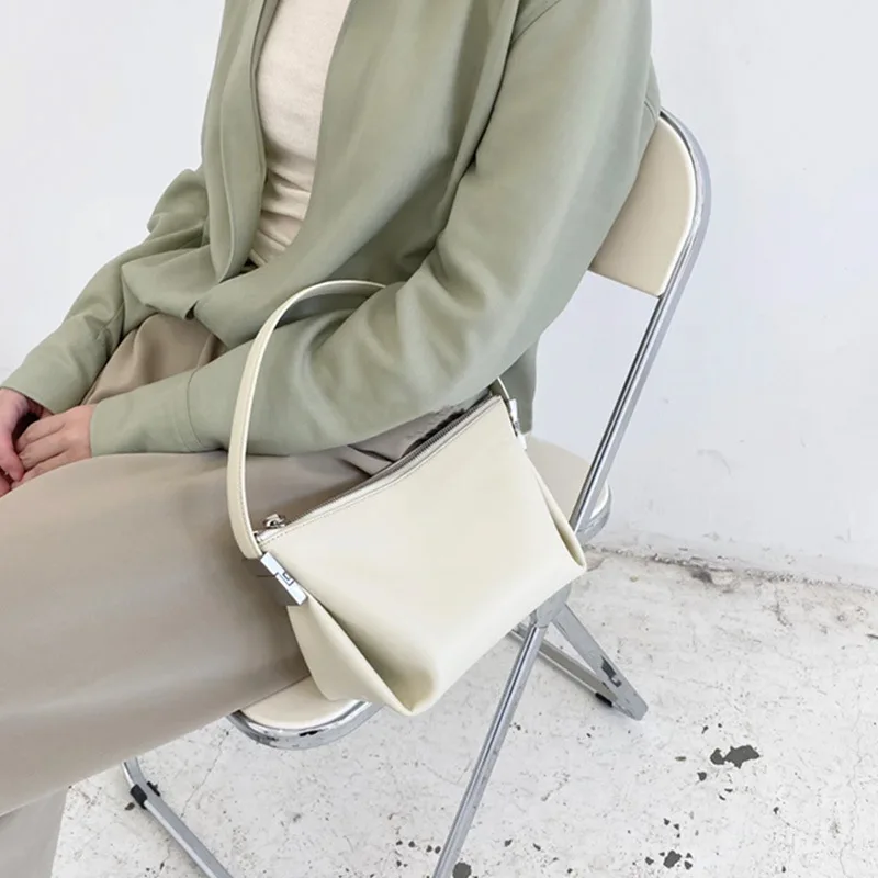 Fashion Exquisite Shopping Bag Retro Casual Women Totes Shoulder Bags Female Leather Solid Color Handbag for Women 2023 New