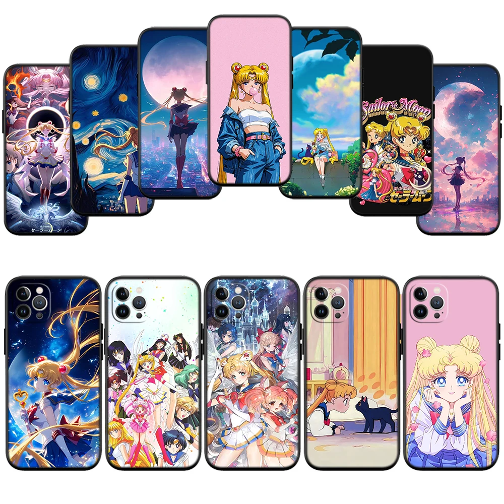 Фото Чехол для телефона IJ48 S-Sailors M-Moon Shell для Samsung Galaxy Note 10 20 S23 S24 S25 Ultra FE Plus Edge Lite A02S A35 A07 A17 №3