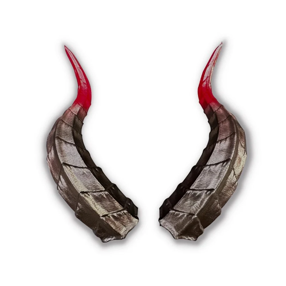 Головной убор с рогами для косплея аниме ажир реквизит Хэллоуина