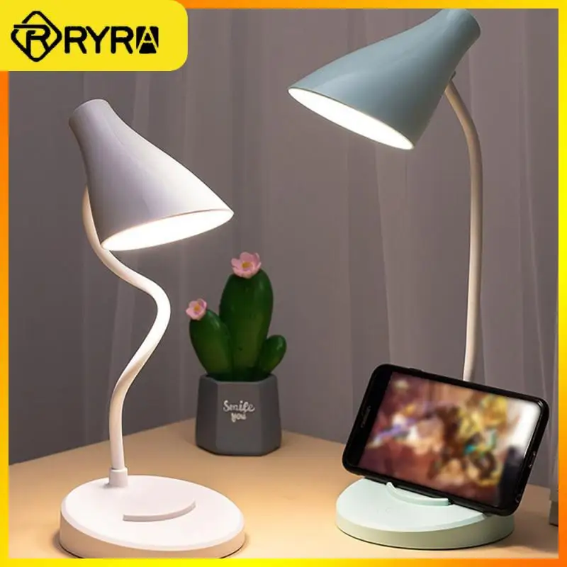 

8w Table Reading Lamp Battery Powered Student Desk Dormitory Bedroom Bedside Eye Protection Lamp Led For Study Indoor Lighting